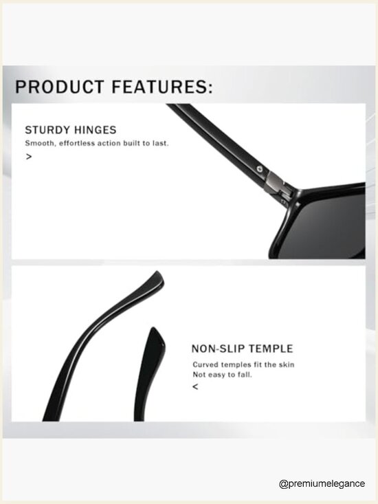 Polarized Sport Sunglasses Rectangle UV400 Protection Unisex Adult main image 5